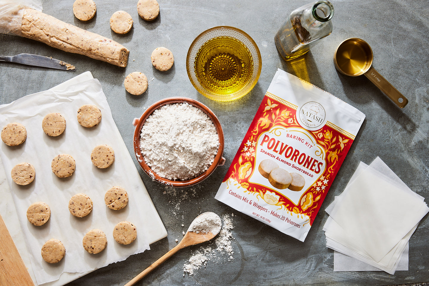 Spanish Almond Cookie Baking Kit